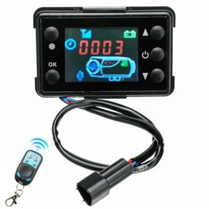 Contr&ocirc;leur de chauffage diesel, accessoires de chauffage diesel, contr&ocirc;leur LED 3, 9x2, 6x0, 6 pouces avec t&eacute;l&eacute;commande, pour 12V / 24V (yunchengshiyanhuquxiongxueshangmaoyouxiangongsi, neuf)