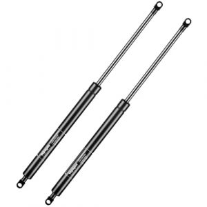 Vepagoo Lot de 2 vérins à gaz, 600 mm, 200 N/20 kg, pour camping-car, lit, housses de bateau, portes, trappes de sol, fenêtres d'abri de jardin, etc., têtes à œillets M6 (diamètre 8 mm) (Vepagoo Auto, neuf)