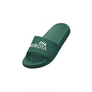 Kubota Claquette Femme - Sandales à enfiler - Chaussures Pour Piscine et Plage - Sandales été - Vert foncé - 41 (Kubota Store, neuf)