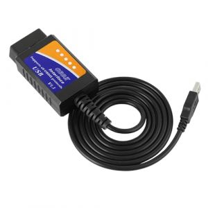 CGEAMDY OBD2 Diagnostic, Connecteur USB Connector Scanner d'interface de Câble, Diagnostic OBD2 Autos Universel, Voiture Outil Diagnostic OBDII Professionnel, Valise Diagnostics Tous Véhicules (CGE Auto, neuf)
