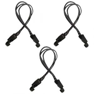 Lot de 3 cordes &eacute;lastiques pour bagages de v&eacute;lo et crochets - Porte-bagages &eacute;lastiques pour v&eacute;lo, moto, rail (BoRongDianZiShangWuYouXianGongSi, neuf)