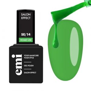 EMI Salon Effect Jade Glow Vernis gel sans HEMA couleur longue durée usage domestique lampe UV/LED/CCFL 9 ml (EMI Beauty, neuf)