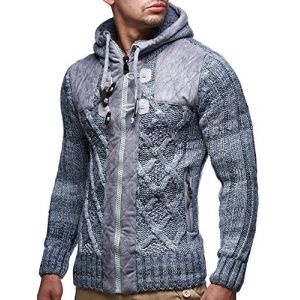 LEIF NELSON - Gilet sans manche - Homme Gris gris XXXXL (Leif Nelson, neuf)