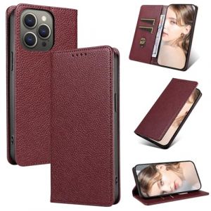 Beajew Coque pour OnePlus 13T 5G/OnePlus 13S 5G Housse en Cuir, Etui Premium en Cuir PU, Antichoc TPU Housse, Fonction StandPorte Carte Credit Ticket, Fermeture Magn&eacute;tique Flip Case - Rouge (KSTFMY, neuf)