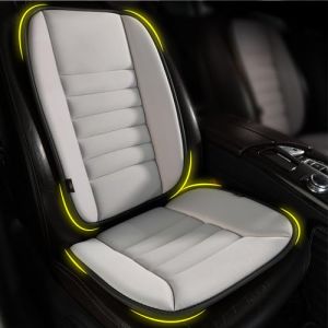 kingphenix Coussin de si&egrave;ge de voiture avec coussin de soutien dorsal : Design en mousse &agrave; m&eacute;moire de forme pour un confort am&eacute;lior&eacute; et un soulagement de la douleur, id&eacute;al pour les conducteurs et (kingphenix-fr, neuf)