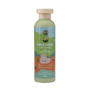 Green Cuddle Nettoyant doux pour b&eacute;b&eacute; | Nettoyant ayurv&eacute;dique sans savon avec riz, gramme vert, alo&egrave;s et huile de coco | Sans larmes | Pour la peau sensible de b&eacute;b&eacute; | Sans parab&egrave;nes ni sulfates | 200 (Vanan Herbal, neuf)