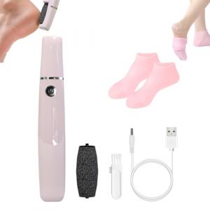 Ponceuse Pied, Foot File Râpe Pied Électrique Rechargeable, Anti-callosités, Expérience de Pédicure à Domicile, Élimine la Peau Sèche Pour des Pieds Plus Lisses Colour (星际通途, neuf)