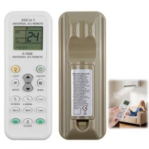 Télécommande Universelle pour Climatiseur Compatible avec LG Daikin Midea Samsung Toshiba Gree Panasonic Haier Sharp et Plus de 1000 Marques, Remplacement Telecommande Clim avec Écran LCD (SiAoTeFei, neuf)