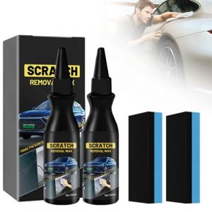 Efface Rayure Voiture, Car Scratch Remover, Polish Voiture Efface Rayure Profonde Voiture, Modèle Crème de réparation de Rayures de Voiture, Efface Rayures Anti-Rayures Pâte Réparation (2 Pièce) (TBLMPNE, neuf)