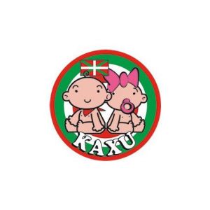 Autocollant Kaxu bébé à bord basque (JLC-Sticker, neuf)