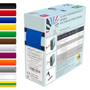 MarketConnect® Gaine Thermorétractable Ø 16 mm, L 6mt • BLEU • MINIBOX 2:1 BIG (MARKETCONNECT, neuf)