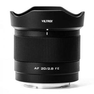 VILTROX 20mm F2.8 f/2.8 FE Objectif Plein Format Grand Angle Autofocus Objectif Compatible avec Sony E-Mount a7III a7iv a7R fx30 zv-e100 a7SII III a7C a7cii a7c a7II a7RII a6100 a6400 a6000 (VILTROX Official Authorized Store, neuf)