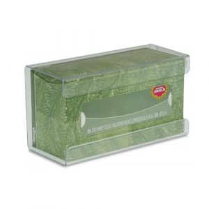 Lainiaoly Distributeur de gants jetables en acrylique, porte-gants mural, rangement mural pour boîte à gants, distributeur de mouchoirs pour boîte à gants pour garage, maison, hôpitaux, restaurant (Leasuny, neuf)