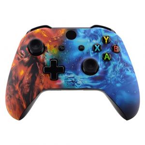 eXtremeRate Coque Avant de Remplacement pour Xbox One S/X Manette, Coque Avant avec Motifs pour Xbox One S/X Manette (Modèle 1708), Âme de Conflit (Easequote-Store, neuf)