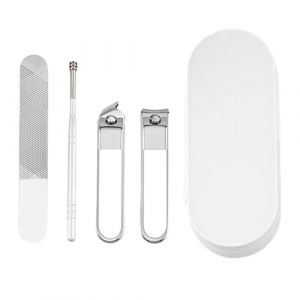 Lot de 4 coupe-ongles professionnels en acier inoxydable pour les personnes âgées (lqiniHC, neuf)