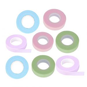 PLAFOPE 8 Rouleaux De Ruban D'Isolation Ruban Adhésif En Mousse Ruban Adhésif Rose Ruban Ruban De Cils En Mousse Bandes De Cils Ruban Adhésif Ligne De Ruban De Cils Ruban De Tissu (Comexs, neuf)