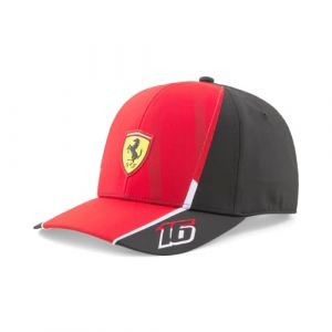PUMA Scuderia Ferrari - 2023 Charles Leclerc Cap - Rouge - Unisex - Taille Unique 024703 (BJVD Distrib, neuf)