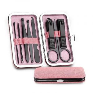 Kit de manucure coupe-ongles Ensemble de ciseaux à ongles en acier inoxydable for hommes et femmes, coupe-ongles spéciaux for manucure, outils de beauté, 8 pièces, portables for la maison Ensemble de (hywtbh, neuf)