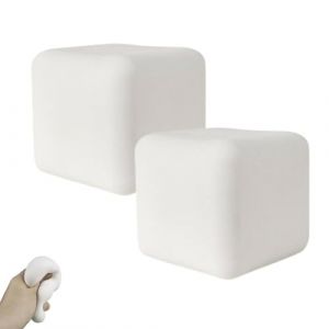 Balles Anti-Stress spongieuses au t-ofu, 2 pièces, Jouet à Presser au t-ofu, Jouet sensoriel à Nourriture m-olle à montée Lente, Balle d'exercice pour Les Mains, Balle Anti-Stress en Cube (rochareta, neuf)