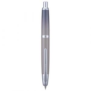 Jinhao Série 10 Press Stylo-plume rétractable à pointe moyenne avec convertisseur d'encre et étui en métal Gris dégradé (Eorfa Direct, neuf)