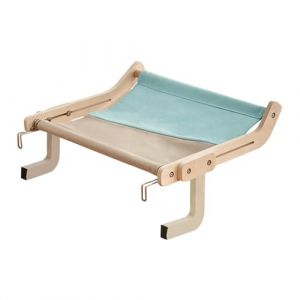 Hamac de fenêtre pour chat - Lit de soleil de sécurité pour chat - Barre de fenêtre pour banc de chat - Lit de radiateur réglable pour chat - Hamac de fenêtre pour chat monté pour rebord de fenêtre, (queen'style, neuf)