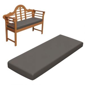 RZYW Coussin de Si&egrave;ge Imperm&eacute;able de 5 cm D'&eacute;paisseur pour l'ext&eacute;rieur, Coussin pour Banc Remplacement en Mousse, Antid&eacute;rapant Coussin de Banc de Meubles de Jardin Balancelle,Gris,180x55cm (RZYW, neuf)