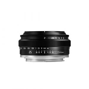 TTArtisan 25mm F2.0 APS-C Objectif Manuel Objectif Portable et &eacute;conomique Objectif Portrait Humanit&eacute; Rue Nature Morte pour Monture Sony E (One hundred Store, neuf)