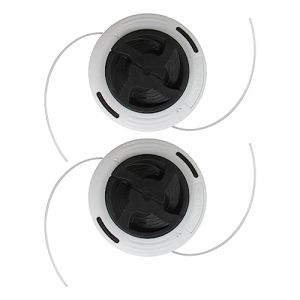 JOJOCY Lot de 2 têtes de débroussailleuse double ligne C26-2 pour Stihl FS55 FS56 FS70 FS80 FS85 FS89 FS90 FS94 FS100 FS120 FS130 FS240 FS250 FS260R FR130 FR410 FR460 FS-KS. M FSA900 Débroussailleuse (cooponmile, neuf)