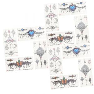 FOMIYES 12 Pcs Autocollants De Tatouage Tatouage Décalque Tatouage Temporaire Pour Tatouage Corporel Tatouage Temporaire Pour Les Femmes Tatouage Temporaire Adulte Faux Tatouage (Family&Personal, neuf)