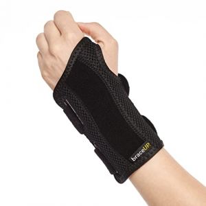 BraceUP Attelle Poignet, Orthese Poignet - Protege Poignet, Attelles pour Main et Poignet Pour Tendinite de Quervain (Gauche, L/XL) (Foxpro Sports, neuf)