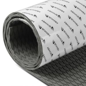 Abahub Revêtement Bateau Moquette Marine Bateau Raccord EVA Mousse Adhésif Bateau Plancher Antidérapant Marine Bateau Tapis Terrasse pour Bateaux Yacht Plancher Piscine 240x120cm (Abahub EU, neuf)