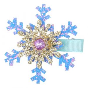 Barrette à cheveux de Noël en forme de flocon de neige, élégante barrette de Noël, couvre-chef, tendance balletcore (XXWRYP, neuf)