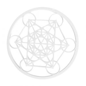 Adzif.biz Le sticker de decoration - Décoration Murale Spirituelle Fleur de Vie, Fleur de Lotus, Arbre de Vie - Bois ou plexigglass, diamètre 29 cm (Forum France, neuf)