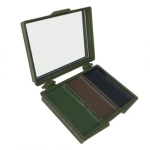 Huile de camouflage pour le visage,Maquillage à l'huile de camouflage pour le visage,Peinture pour le visage camouflage - Peinture de corps de visage de camouflage longue durée avec miroir, dissimulat (kexcudg, neuf)