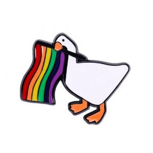 RAMGLYO Pride Pin Arc-en-ciel Broches Gay Pride Citations inspirantes Arc-en-ciel Broches (Rainbow) (D) (ZHANG QING DE DIAN, neuf)