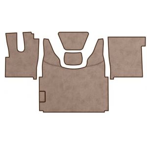 PRESTIGE LINE Tapis de Voiture pour DAF XF 106 de 2013 Bo&icirc;te Automatique Beige - Tapis de Voiture antid&eacute;rapants, imperm&eacute;ables et r&eacute;sistants - Confort Optimal et Protection de la Cabine (SABA SP. Z O.O., neuf)