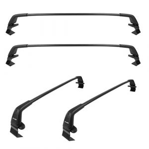 Barres de Toit Polaire Inspiration pour Renault Captur II Depuis 2019 – Acier – Fixation sur Standard sur Pincement de Porte – 100,4 cm – Jusqu’à 60 kg – Barres de Toit prémontées (Joubert Productions, neuf)