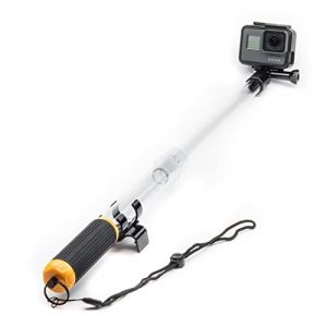 Digicharge Monopode Flottant Extensible pour Perche &agrave; Selfie avec dragonne pour cam&eacute;ra d'action GoPro Lit Hero Hero13 13 Max 2 12 DJI Osmo Action 5 4 Pro Insta360 Akaso T&eacute;lescopique &eacute;tanche Flotteur (Digital Accessories Ltd, neuf)