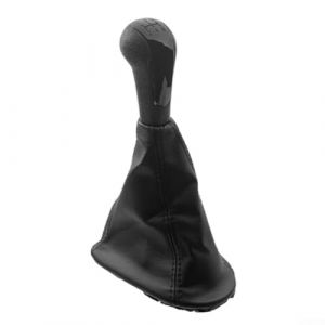 Pommeau de levier de vitesse à 5 vitesses avec soufflet pour Chevrolet Spark M300 2011-2015, levier de vitesse avec soufflet (pommeau de levier de vitesse avec soufflet noir) (MenQind, neuf)