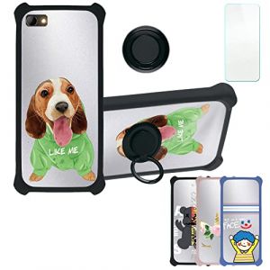 Aroepurt Coque pour Logicom Le Connect Coque Compatible avec Logicom Le Connect Coque Étui [avec Trempé 9H Protection D'écran] Case Support de Bague PC + Silicone DYH-SSG (Huayijie-eu, neuf)
