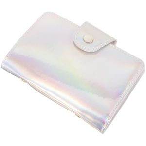 TOYZFRIENDY Pochette pour Plaques de Nail Art en Acier Inoxydable Argent&eacute;, Format 3-6.5/12.5 Cm, &Eacute;tui de Rangement Compact et Pratique pour Pochoirs D&rsquo;estampage Ongles, Paquet Organis&eacute; (Muliuin, neuf)