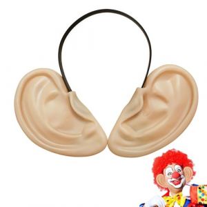 THXFUNAREA Serre-T&ecirc;te Oreilles de Cochon G&eacute;antes &ndash; Bandeau Dr&ocirc;le pour Adulte et Ado, Accessoire D&eacute;guisement Carnaval Halloween F&ecirc;te Th&egrave;me Cosplay (BYSMDXZDZH, neuf)