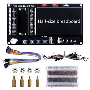 Kit de démarrage GeeekPi Raspberry Pi Pico, BreadBoard Kit avec demi-plateau, lot de fils de saut (Raspberry Pi Pico non inclus) (GeeekPi-FR, neuf)