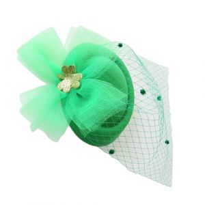 Petit chapeau haut-de-forme Pince &agrave; cheveux pour f&ecirc;te de StPatricks Accessoires de costume Vert Chapeau &Eacute;pingle &agrave; cheveux pour la f&ecirc;te nationale irlandaise (JLnase3, neuf)