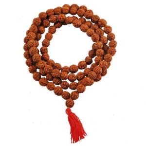 INKANAT Mala de Rudraksha (8 mm) - Véritable collier Japa Mala - 108 perles (INKANAT, neuf)