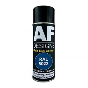 Alex Flittner Designs Peinture antirouille 4 en 1 RAL 5022 - Bleu nuit - Peinture de protection en métal - Spray anti-rouille (2Store24, neuf)