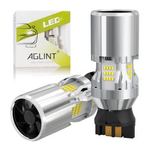 AGLINT PW24W PWY24W LED Ampoule CANBUS Sans Erreur 54SMD Extr&ecirc;mement Lumineuses 12V pour Voiture LED Diurne DRL Feux de Jours Clignotants Avant Arri&egrave;re Feu 6500K Blanc (AGLINT, neuf)