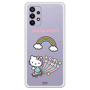 Personalaizer Coque d'origine compatible avec Samsung Galaxy A32 5G - Hello Kitty Girl Power (Personalaizer, neuf)