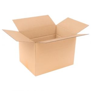verpacking cartons 40 x 30 x 30 cm à hauteur variable marron KK-100 à simple cannelure – boite postale carton pour marchandises de taille moyenne (50 pièces) (verpacking, neuf)
