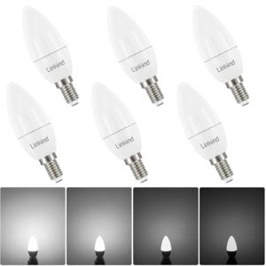 Linkind Ampoule LED Dimmable E14 Forme Bougie, 5W &Eacute;quivalent &agrave; 40W, Blanc Froid 5000K, 470lm, Ampoule Bougie B35 avec Petit Culot &agrave; Vis, Lampe Intensit&eacute; Variable 220-240V, Lot de 6 (LINKIND-EU, neuf)